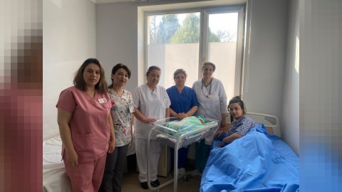 Xocalının ilk körpəsi dünyaya gəldi - FOTO