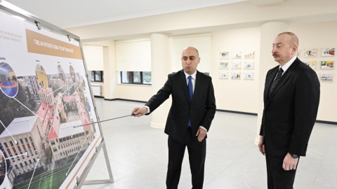İlham Əliyev &ldquo;Vətən&rdquo; İdman Liseyində - FOTOLAR