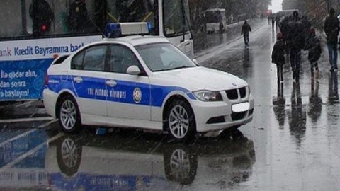 Yol polisindən hava şəraiti ilə bağlı müraciət