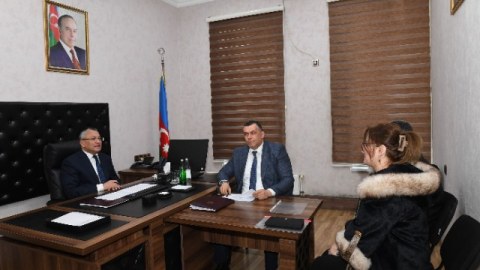 Komitə sədri Rövşən Rzayev qəbul keçirdi - FOTOLAR