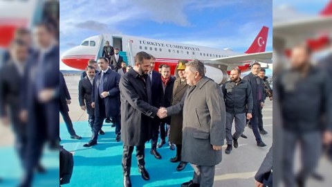 Ankaraya Türkiyə təyyarəsi ilə gəlibmiş