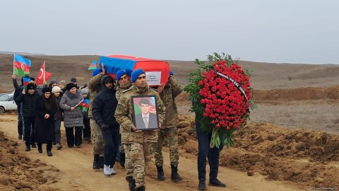 Qarabağ şəhidi Cəbrayılda DƏFN EDİLDİ