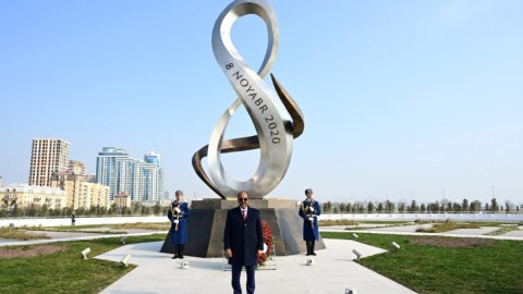Somali Prezidenti Zəfər parkını ziyarət etdi - FOTO