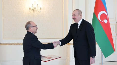 Prezident Türkiyənin yeni səfirini qəbul etdi