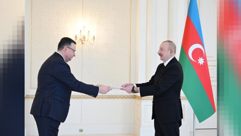 Belarusun yeni səfiri İlham Əliyevin QƏBULUNDA