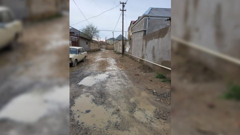DSK yolunun sakinlərinin yol problemi - Uşaqlar dərsə gedə bilmirlər