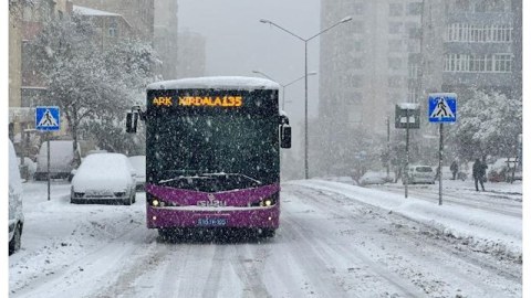 Bakıya yağış, rayonlara qar yağacaq - Yollar buz bağlayacaq