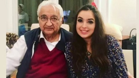 Leyla Əliyeva babasını belə təbrik etdi