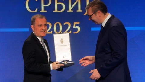 Ceyhun Bayramov “Serbiya Bayrağı” ordeni ilə TƏLTİF OLUNDU