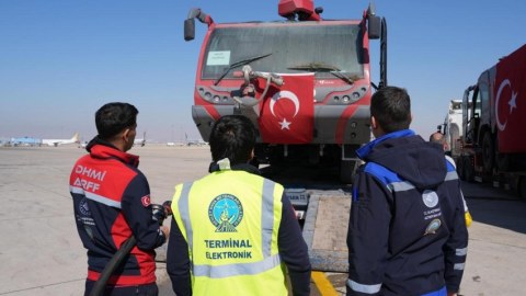 Türkiyə Dəməşq hava limanını BƏRPA EDİR