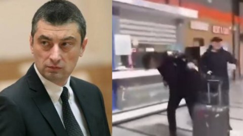 Sabiq baş nazirə bu dəfə yumurta atdılar - ANBAAN GÖRÜNTÜLƏR