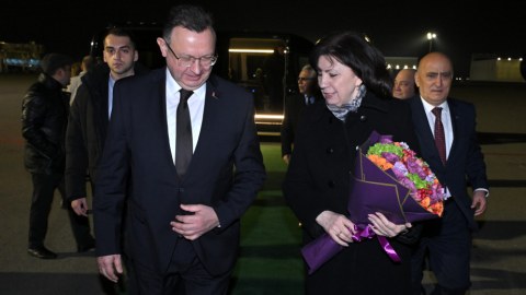 Belarus parlamentinin sədri Azərbaycana gəldi