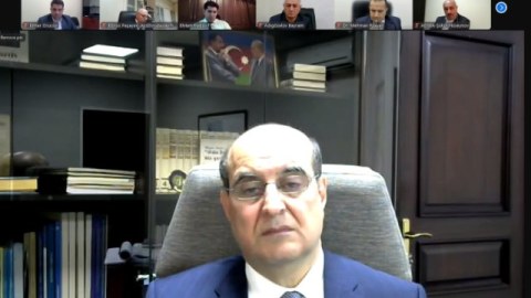 Şirvan suvarma kanalının tikintisi ilə bağlı iclas keçirildi - FOTOLAR