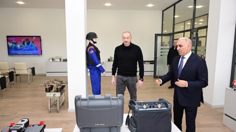 Prezident və xanımının Ağdam səfərindən FOTOLAR