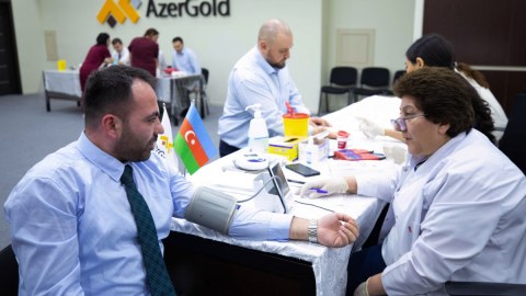 “AzerGold”da növbəti qanvermə aksiyası keçirilib - FOTO