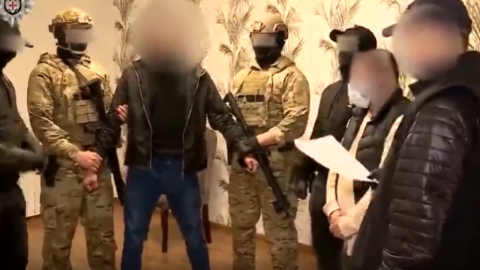 Gürcüstanda terror planlaşdıran şəxslər saxlanıldı - VİDEO