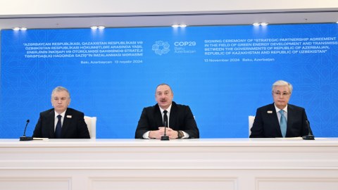 Üç ölkə arasında imzalanan saziş təsdiqləndi