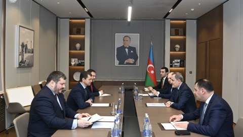 Ukrayna XİN-in müavini Azərbaycana gəldi - Ceyhun Bayramovla görüşdü