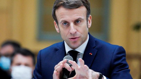Makron Ukraynaya görə Trampın qəbuluna gedir