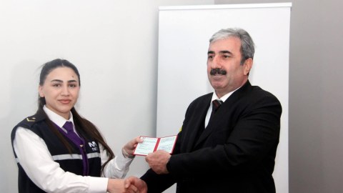 Metroda daha bir xanım maşinist işə başladı - FOTO
