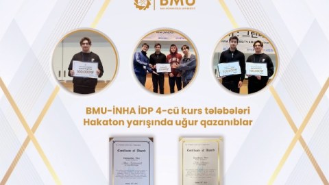 BMU-İNHA İDP tələbələrinin daha bir uğuru