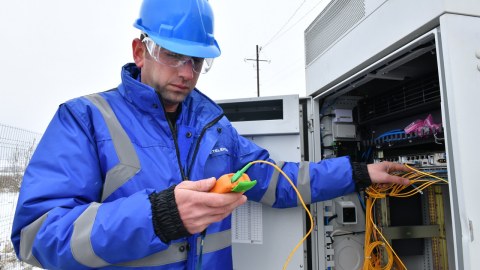 Xocalıdakı evlərə internet çəkildi - FOTOLAR