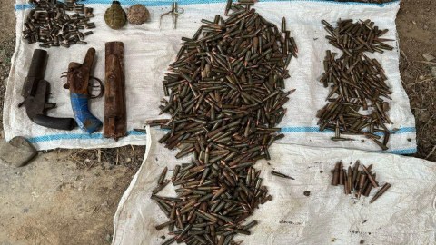 Qobustanda xeyli silah-sursat tapıldı