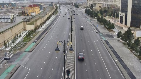 Hazırda Bakı yolları - FOTOLAR