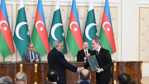 Azərbaycanla Pakistan arasında imzalanmış sənədlər mübadilə edildi