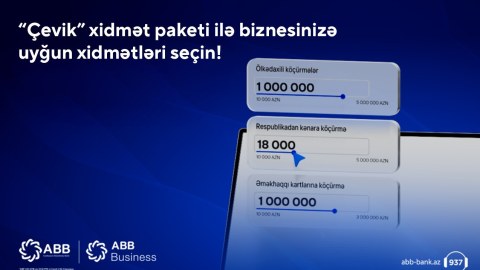 ABB-dən biznes sahibləri üçün &ldquo;Çevik&rdquo; fürsət