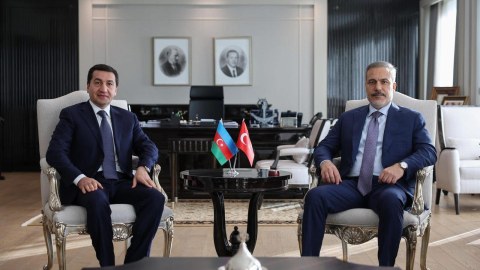 Hikmət Hacıyev Hakan Fidanla GÖRÜŞDÜ