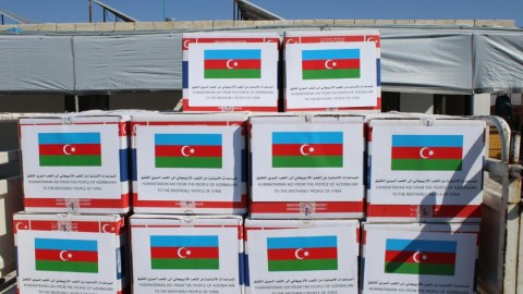 Azərbaycanın yardımı Suriyada paylanıldı - FOTO