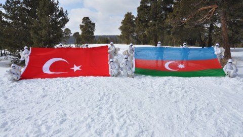 Azərbaycan və Türkiyə hərbçiləri birgə təlim keçdi - FOTO