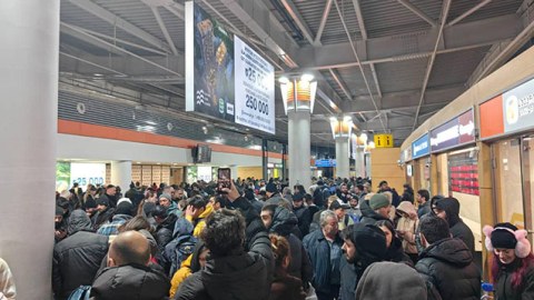 Tbilisi Beynəlxalq Hava Limanında HƏYƏCAN