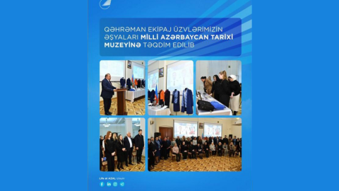 Milli Qəhrəmanların əşyaları Tarix Muzeyinə verildi