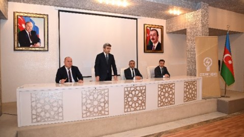 “Azərişıq”ın nümayəndələri İmişlidə sahibkarlarla görüşüb - FOTOLAR