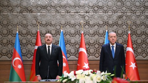 Prezidentlər İğdır-Naxçıvan qaz kəmərinin AÇILIŞINDA