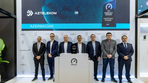 “Aztelekom”a “Ən Sürətli Sabit Şəbəkə” mükafatı təqdim edildi