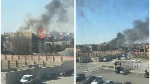 Narkomanlar üçün Mərkəzdəki yanğın SÖNDÜRÜLDÜ