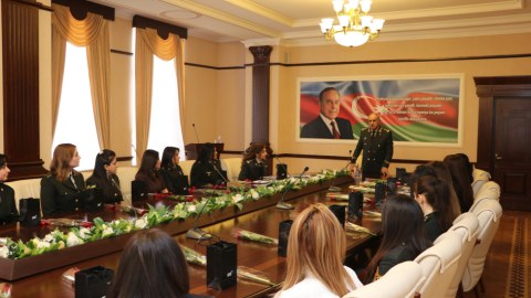 Hərbi Prokurorluqda Beynəlxalq Qadınlar Günü qeyd olunub