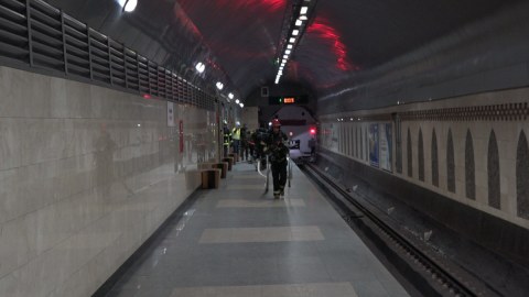 FHN metroda təlim keçirdi - VİDEO