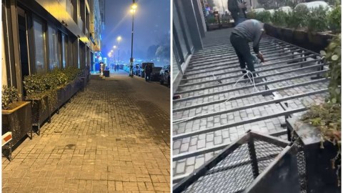Piyada səkisinin zəbt olunmasının qarşısı alındı