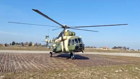 Hərbi helikopterlər havaya qaldırıldı - VİDEO