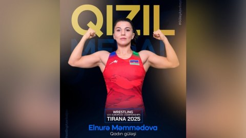 Güləşçimiz Avropa çempionu oldu