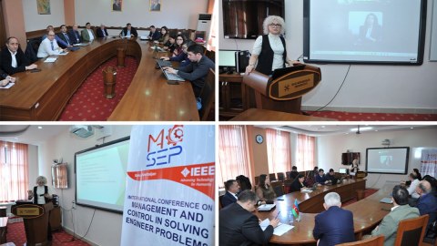BMU-da beynəlxalq konfrans öz işinə başlayıb - FOTO