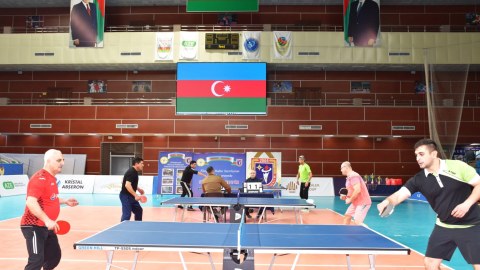 Stolüstü tennis üzrə çempionata yekun vuruldu - FOTOLAR