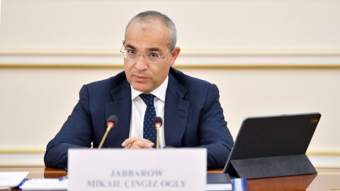 Mikayıl Cabbarov İsxak Hersoqun qəbulunda