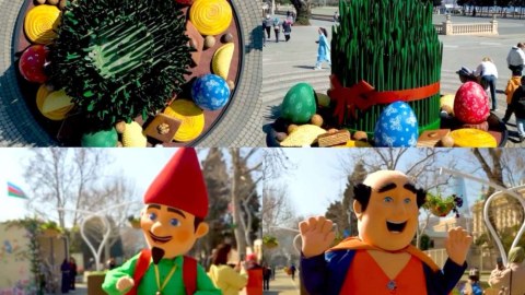 Dənizkənarı Milli Parkda Novruz hazırlıqları - VİDEO