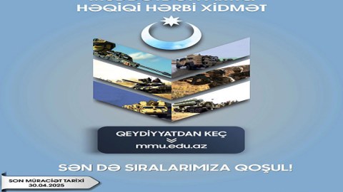 Müddətdən artıq həqiqi hərbi xidmətə qəbul BAŞLADI