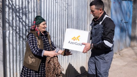 “AzerGold” Göygöldə növbəti sosial yardım aksiyası təşkil edib - FOTO